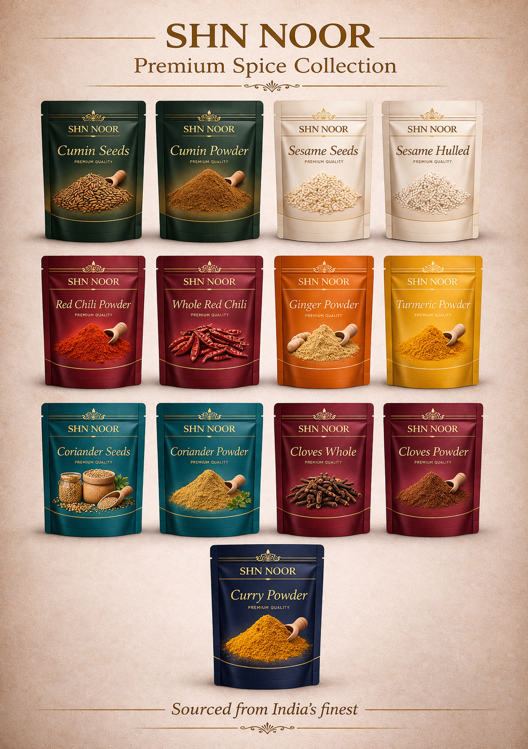 Premium Spices Infographic